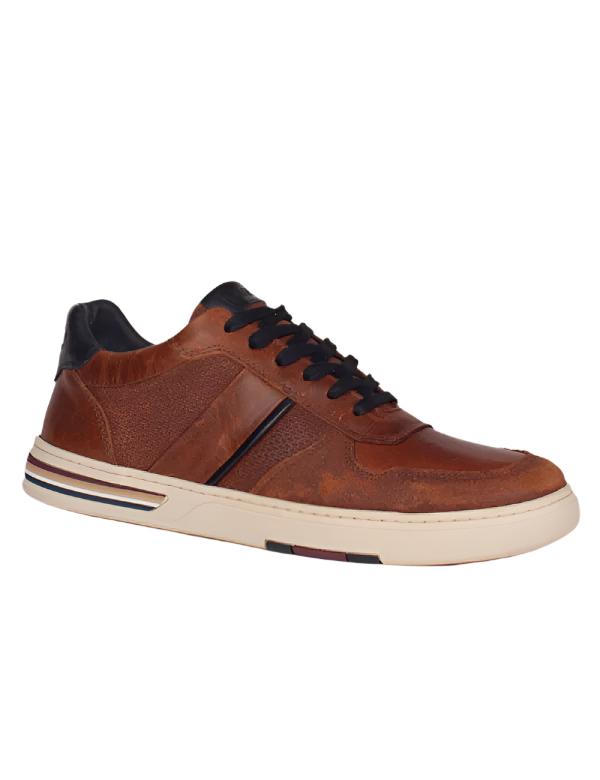 Lloyd and Pryce Montoya Umber Tan Laced Shoes