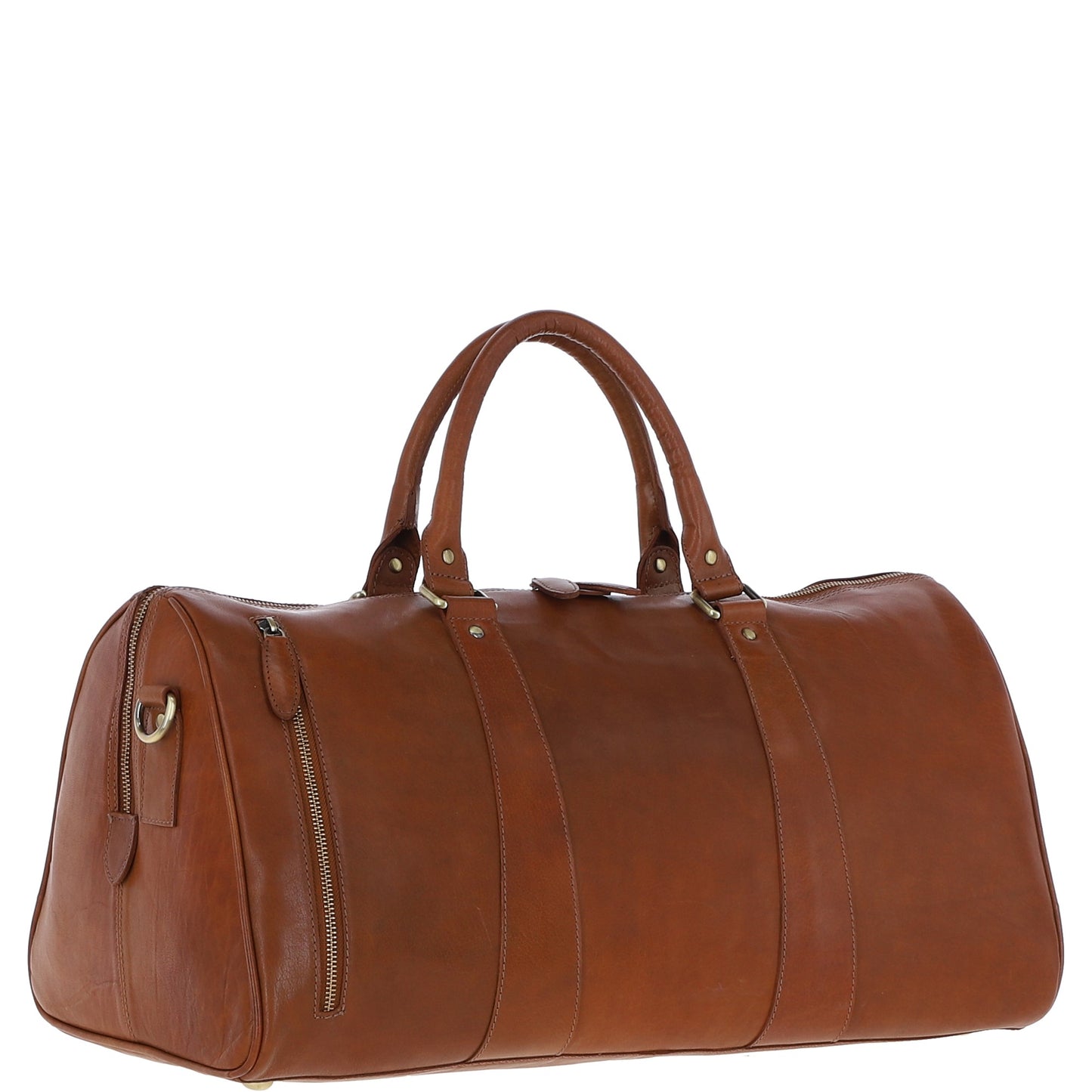 Ashwood Leather T-77 Honey Leather Large Holdall