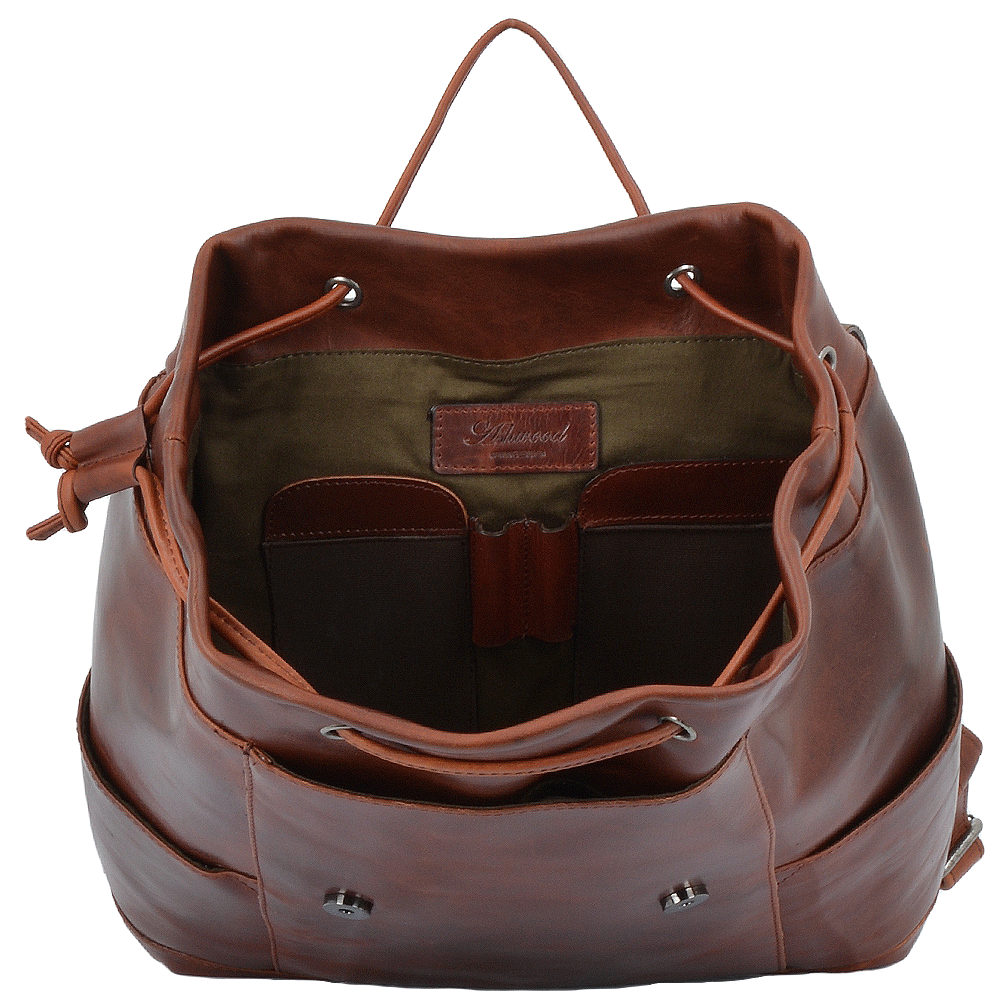 Ashwood Leather HARVEY Cow Rohde Tan Rucksack