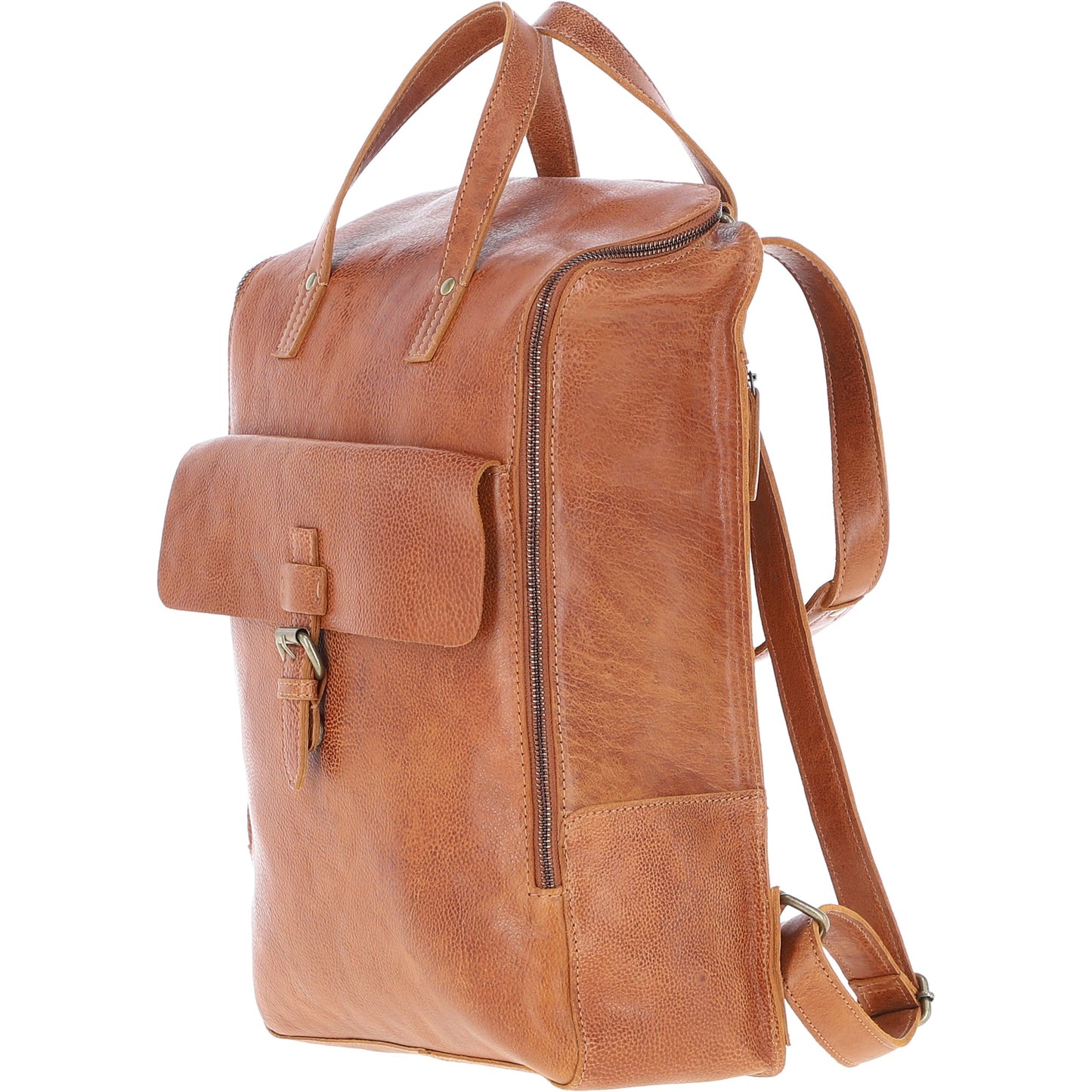 Ashwood Leather TOMMY Tan Leather Rucksack