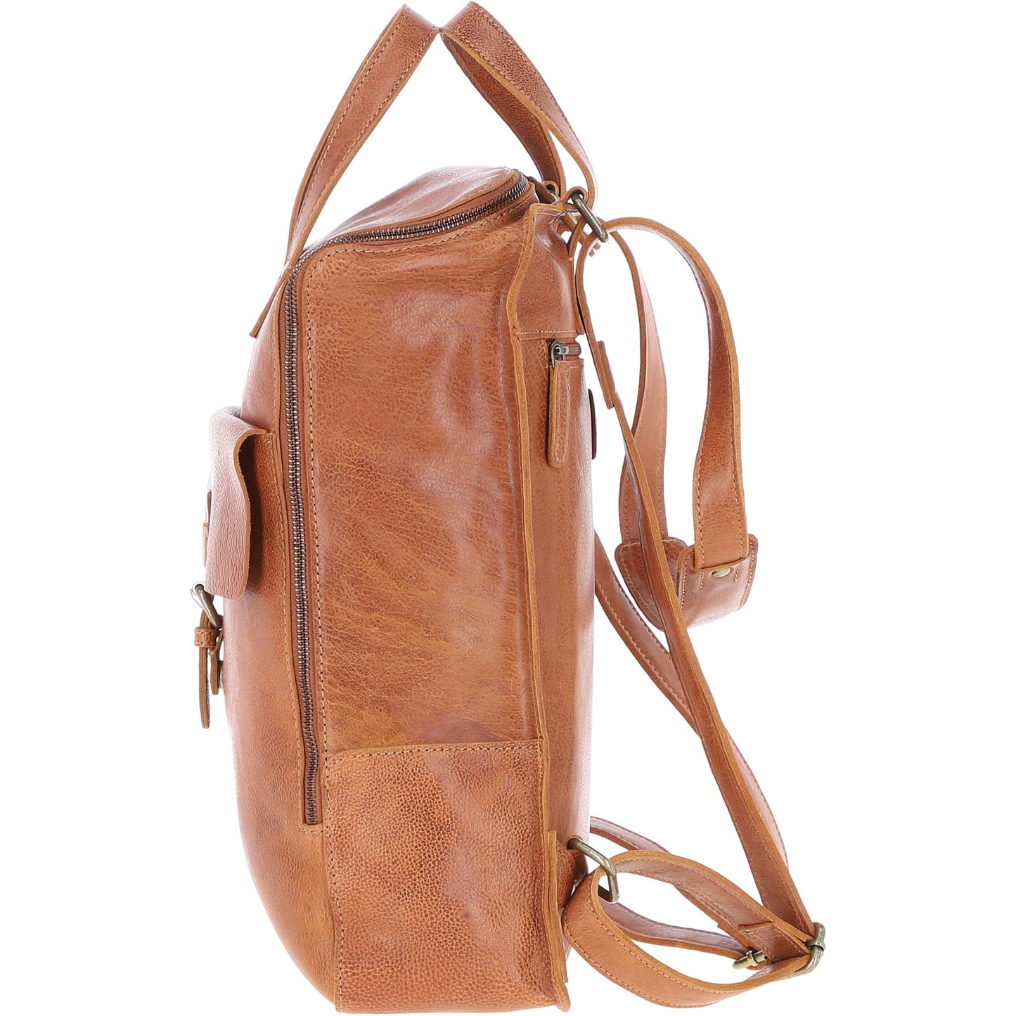 Ashwood Leather TOMMY Tan Leather Rucksack