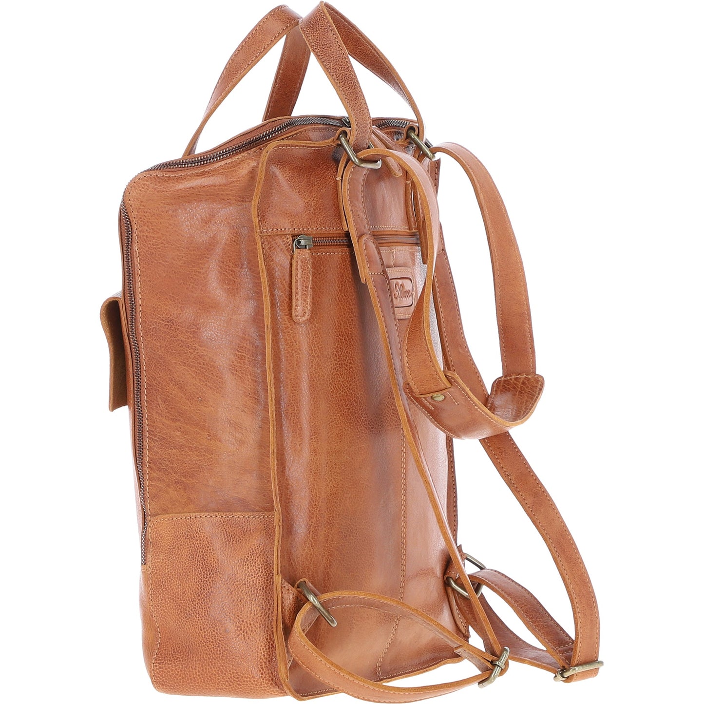 Ashwood Leather TOMMY Tan Leather Rucksack