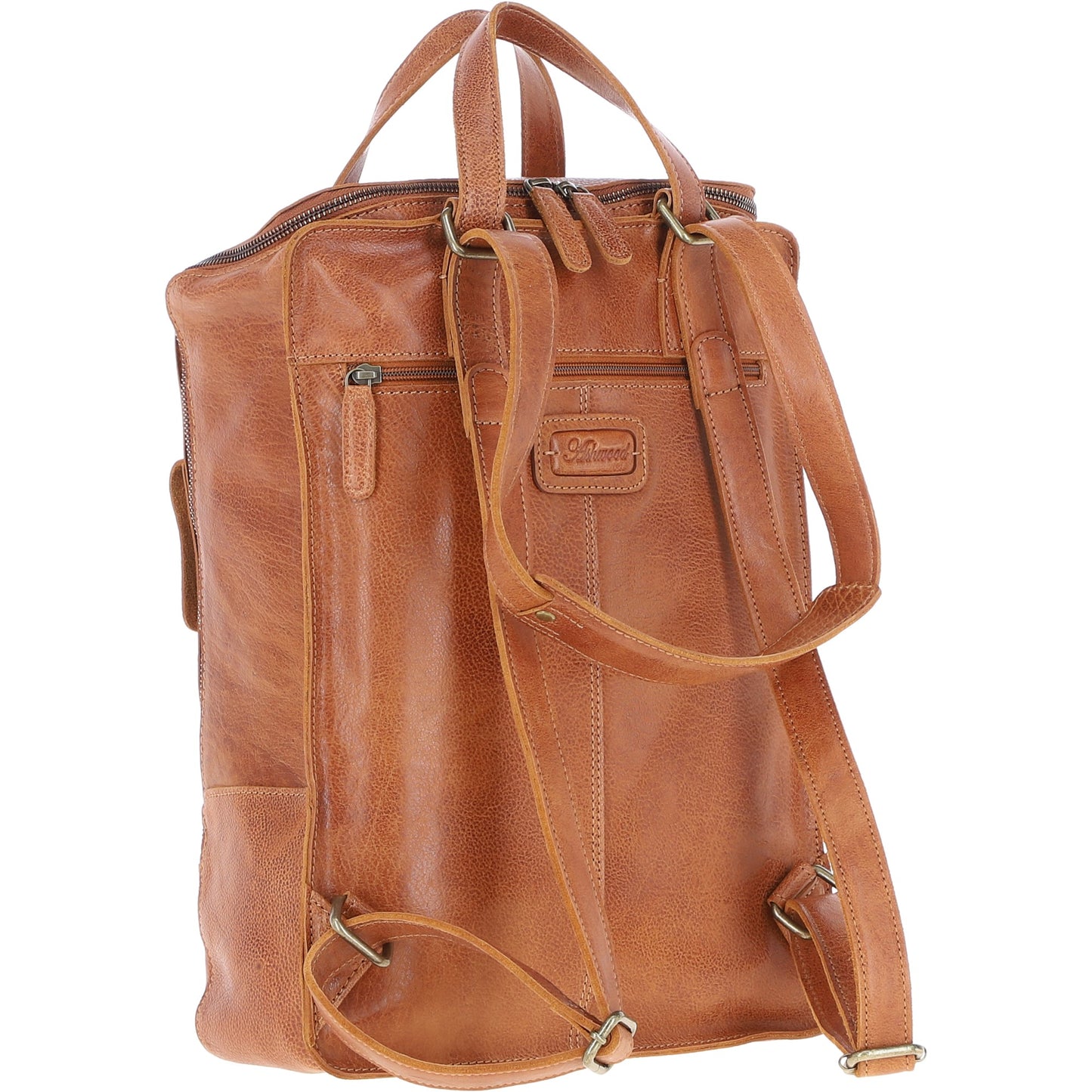 Ashwood Leather TOMMY Tan Leather Rucksack