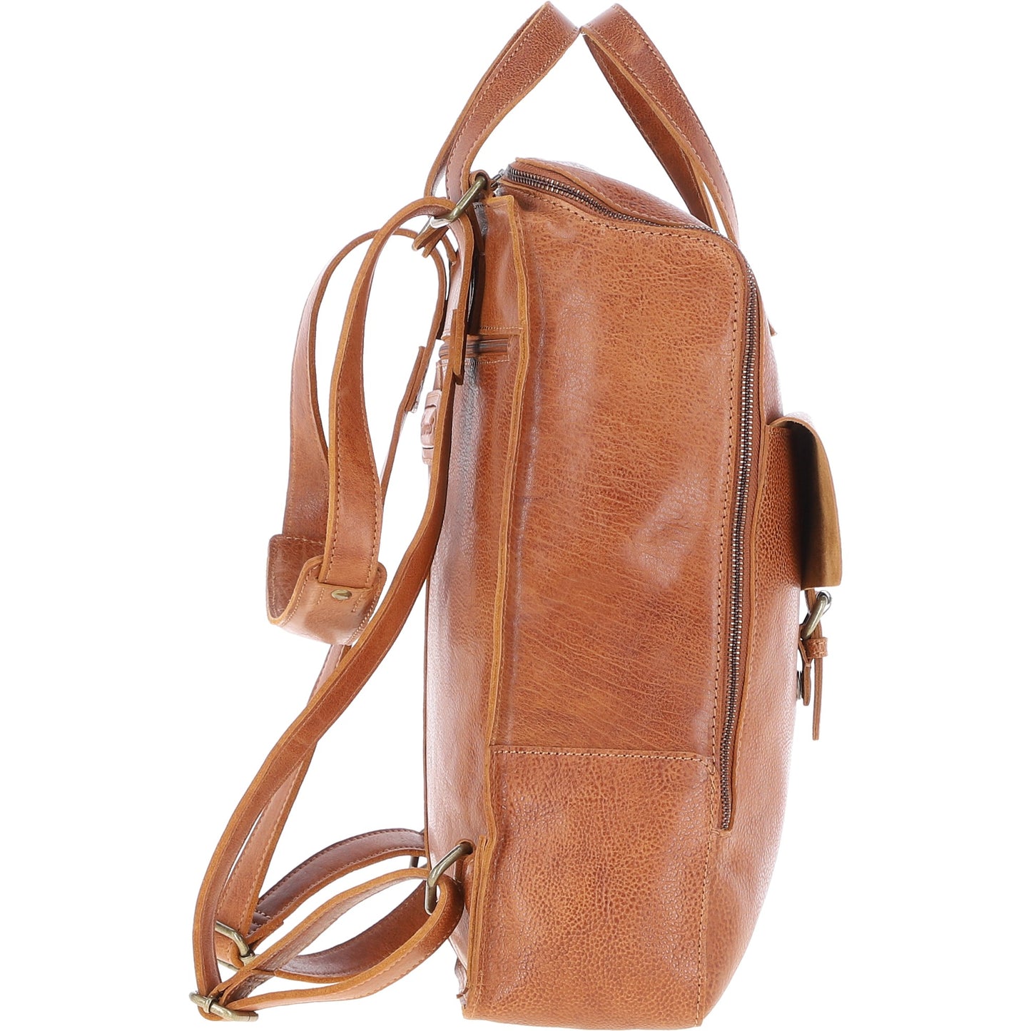 Ashwood Leather TOMMY Tan Leather Rucksack