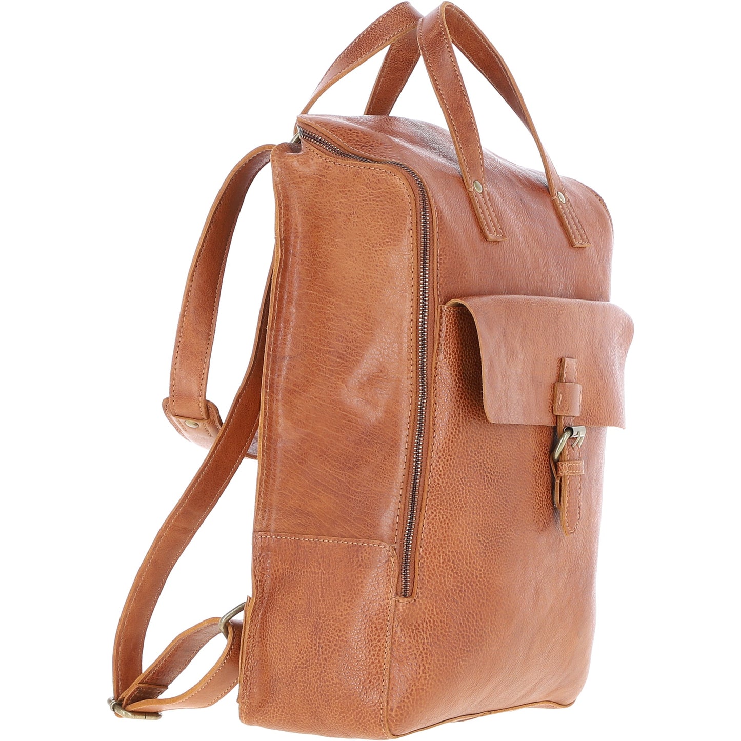 Ashwood Leather TOMMY Tan Leather Rucksack