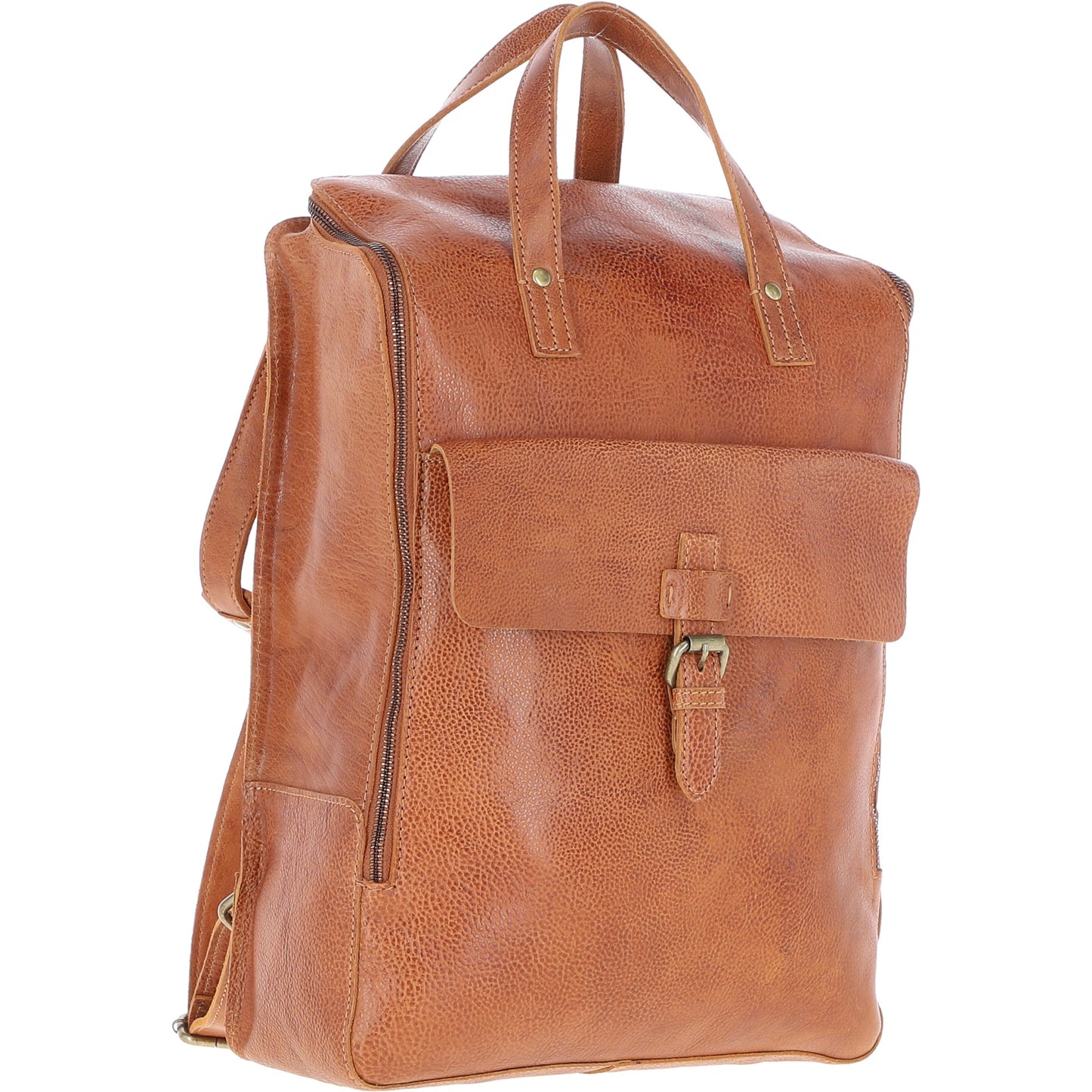 Ashwood Leather TOMMY Tan Leather Rucksack