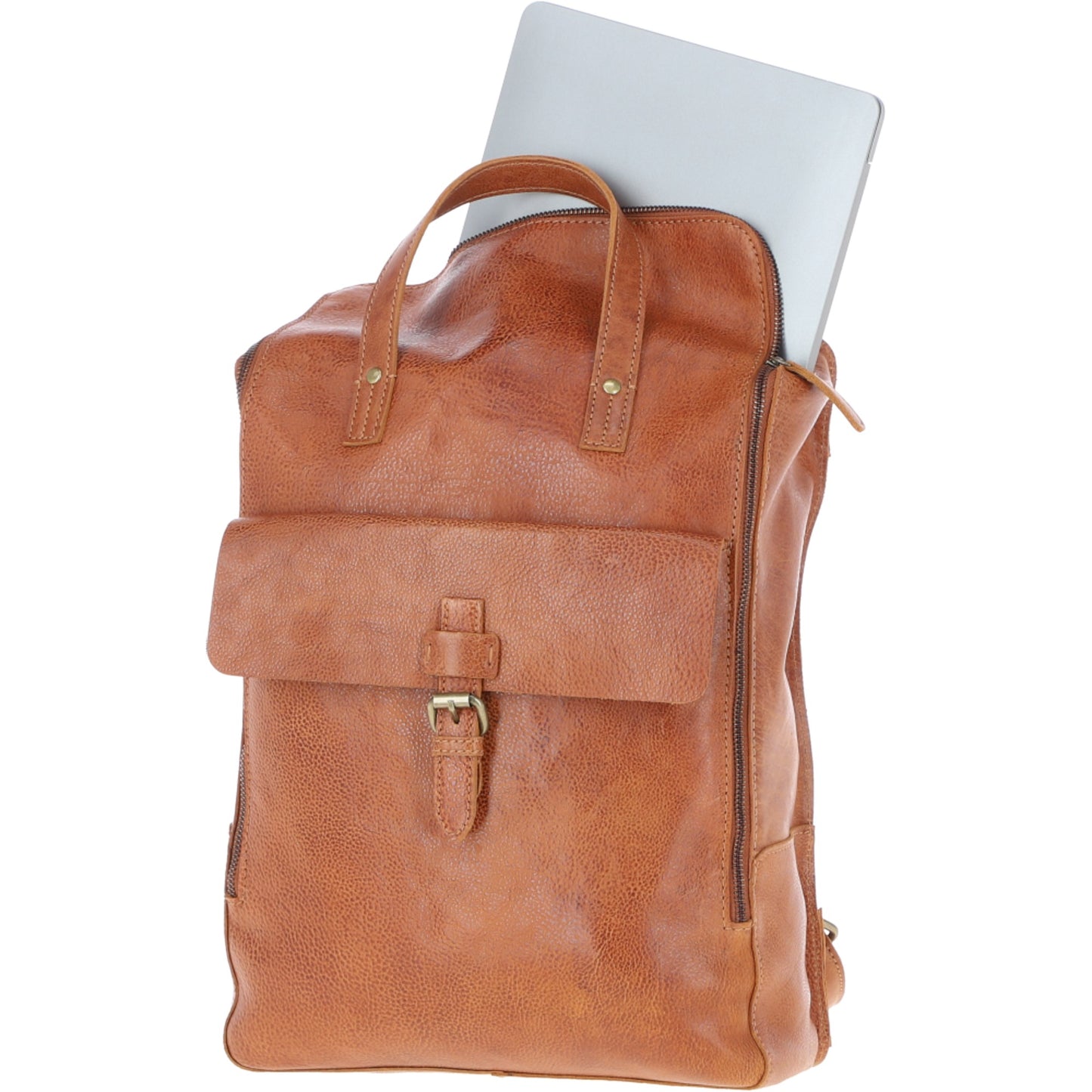 Ashwood Leather TOMMY Tan Leather Rucksack