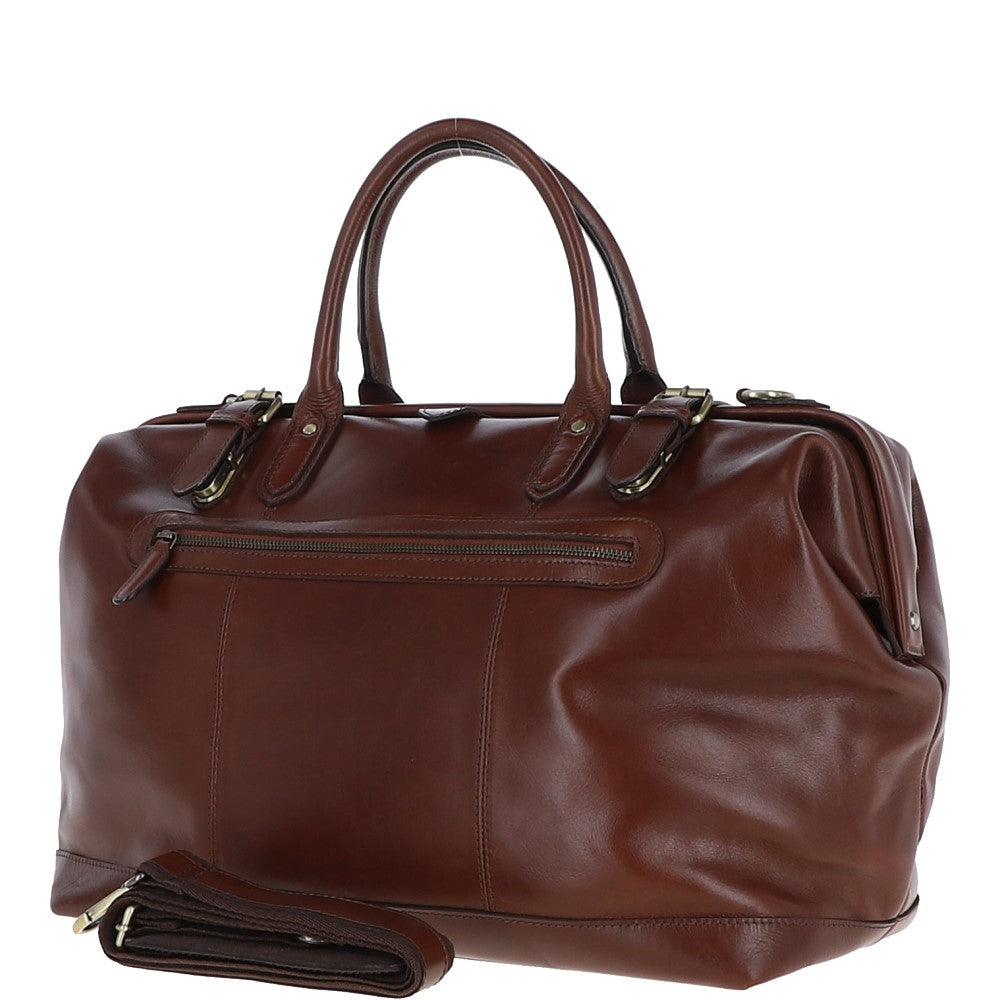 Ashwood Leather DR.BAG Brandy Leather Holdall Bag