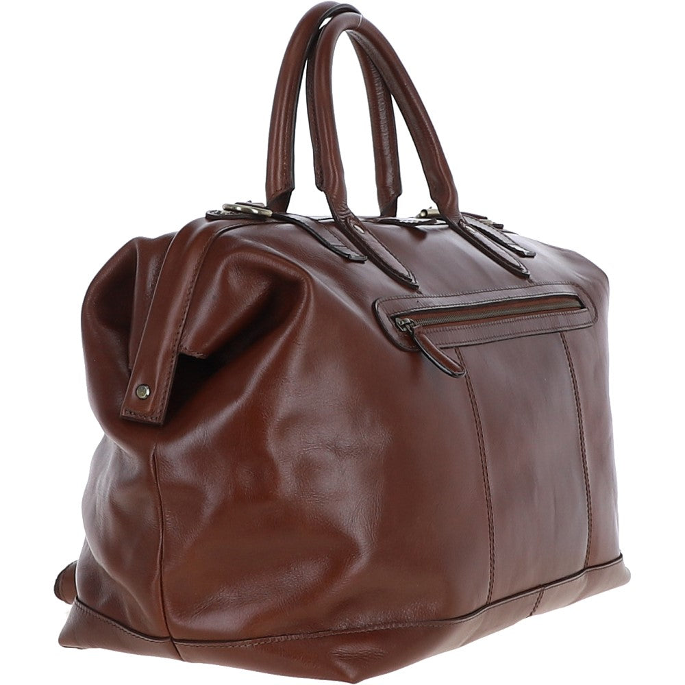 Ashwood Leather DR.BAG Brandy Leather Holdall Bag