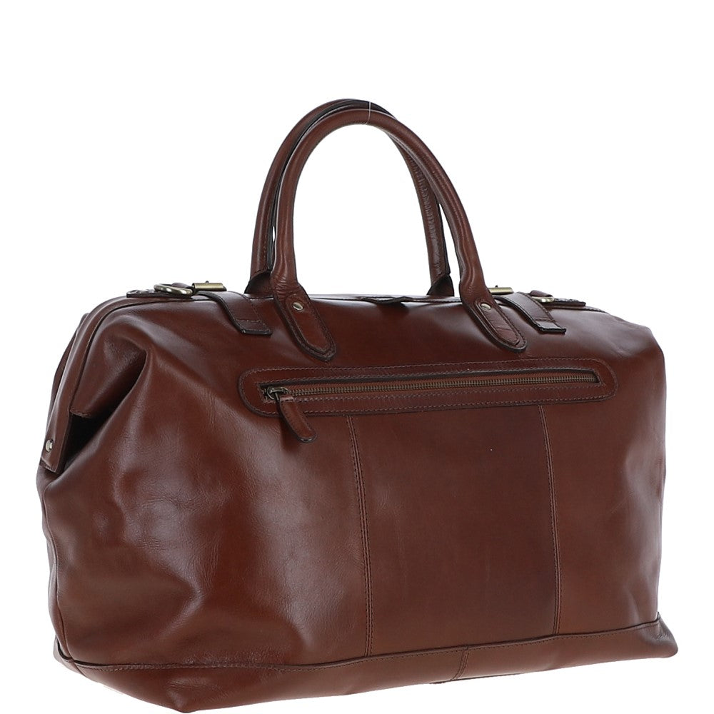 Ashwood Leather DR.BAG Brandy Leather Holdall Bag