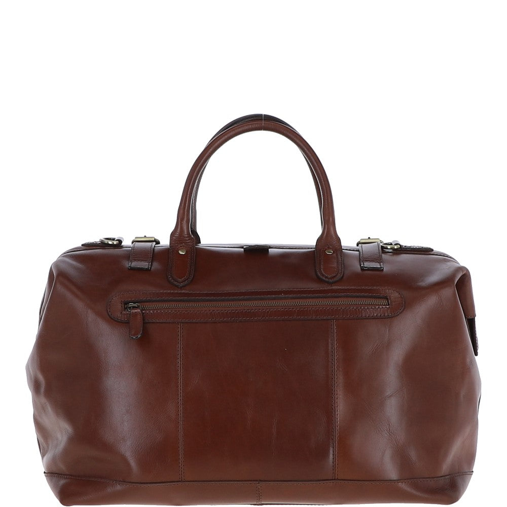 Ashwood Leather DR.BAG Brandy Leather Holdall Bag