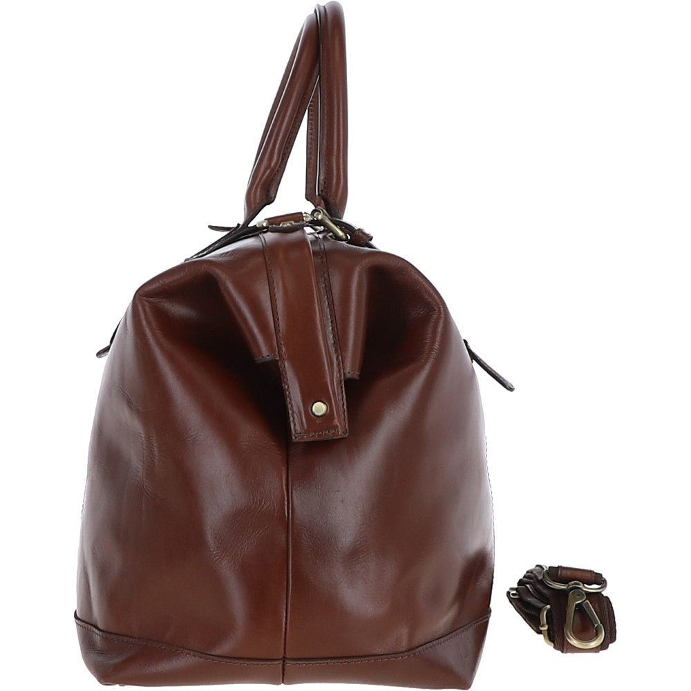 Ashwood Leather DR.BAG Brandy Leather Holdall Bag