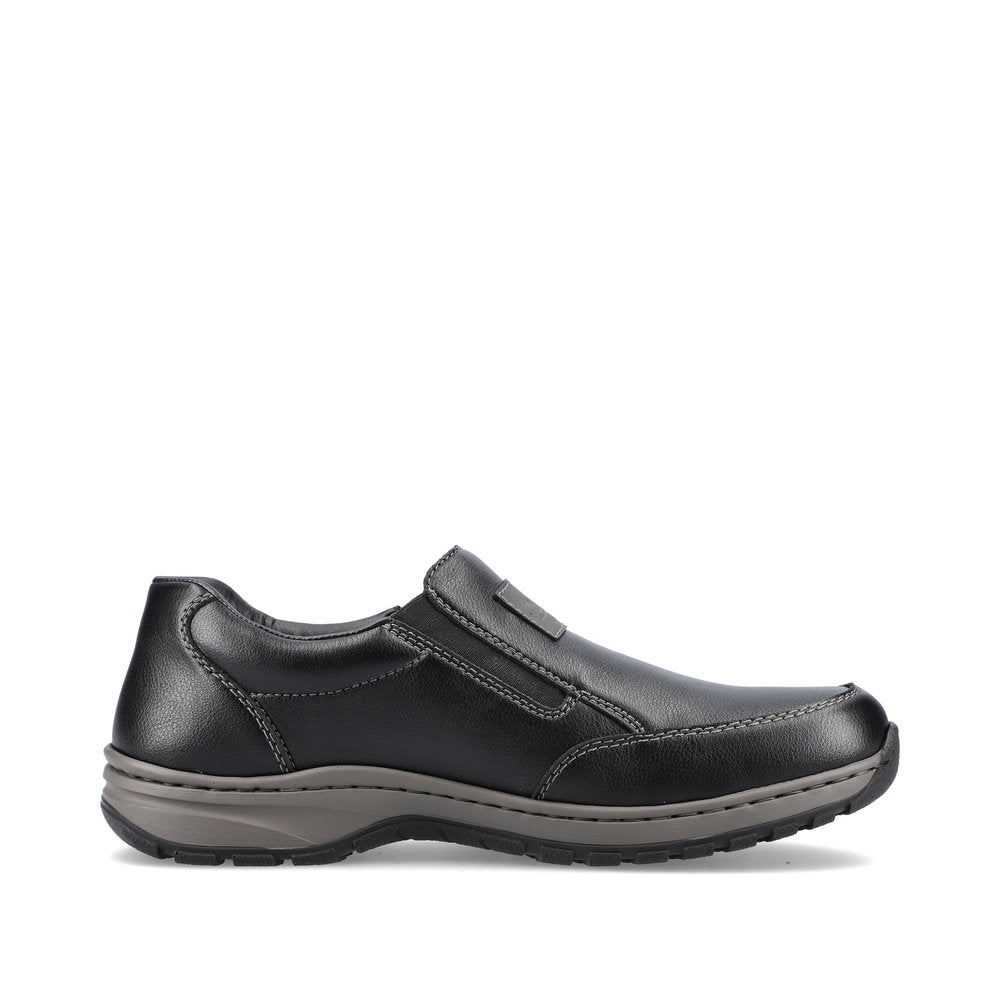 Rieker 03354-03 Black Casual Slip On Shoes