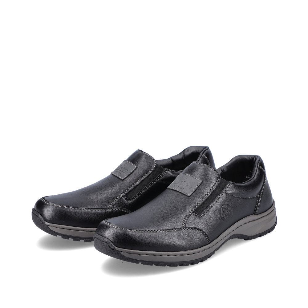 Rieker 03354-03 Black Casual Slip On Shoes