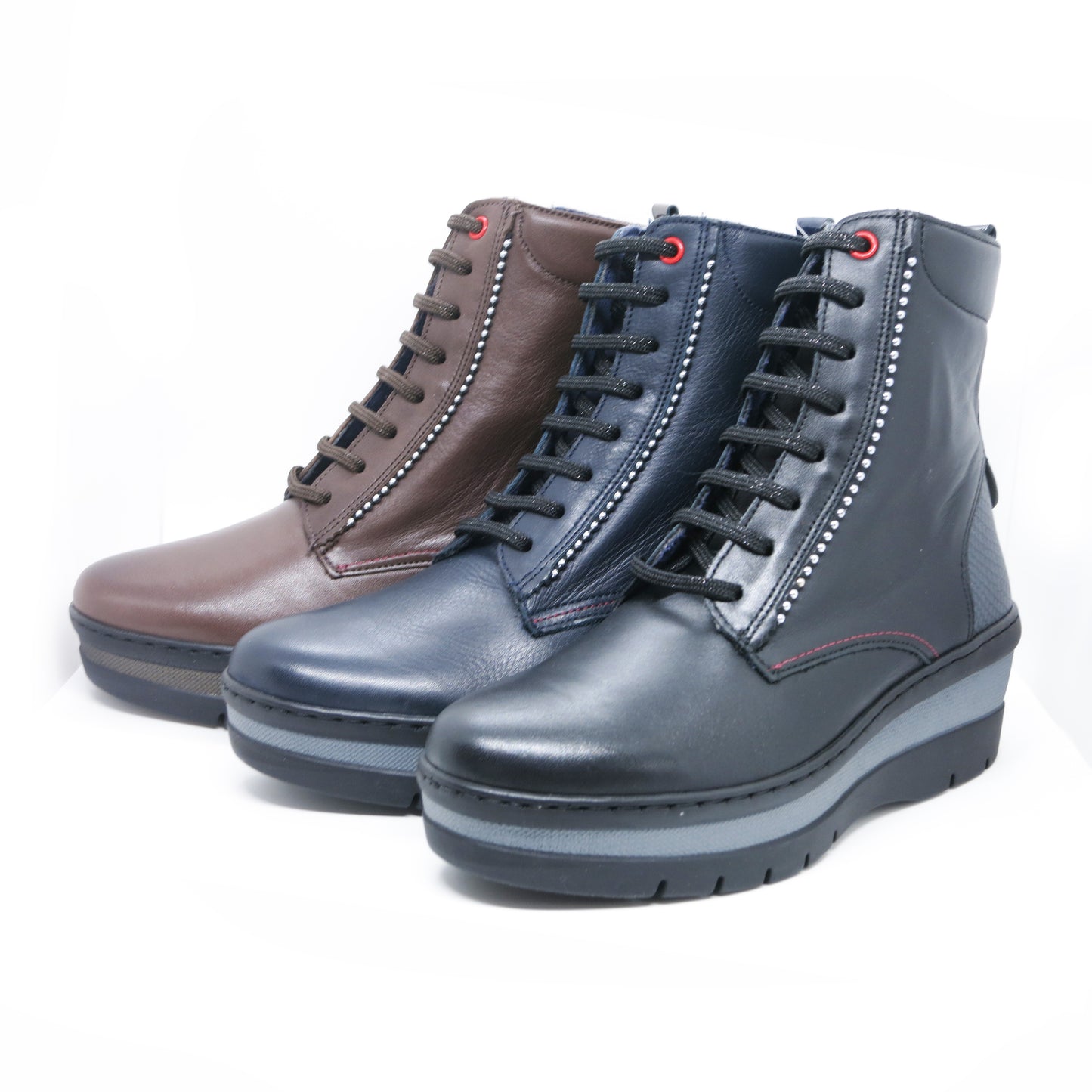 Notton 0657 122 Navy Azul 01 Stud Boots