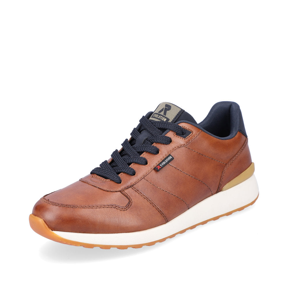 Rieker 07605-24 Evolution Brown & Navy Sneakers