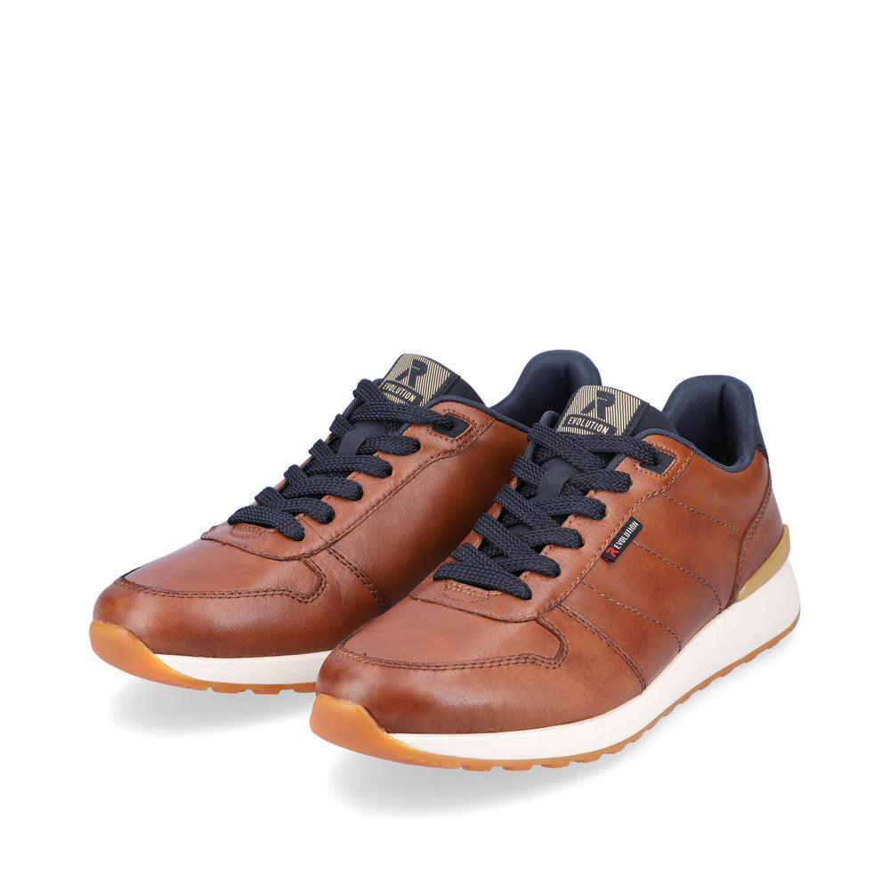 Rieker 07605-24 Evolution Brown & Navy Sneakers
