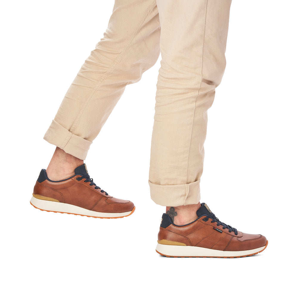 Rieker 07605-24 Evolution Brown & Navy Sneakers