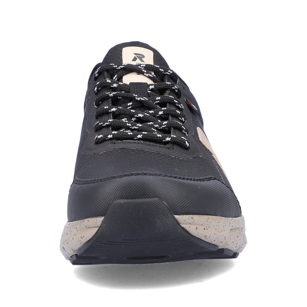 Rieker 07809-00 Evolution Tex Black, Taupe & Grey Combi Sneakers