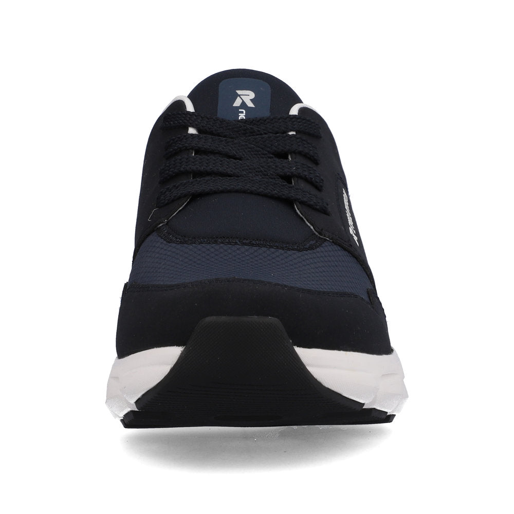 Rieker 07811-14 Evolution Navy Combi Sneakers with White & Black Spare Laces