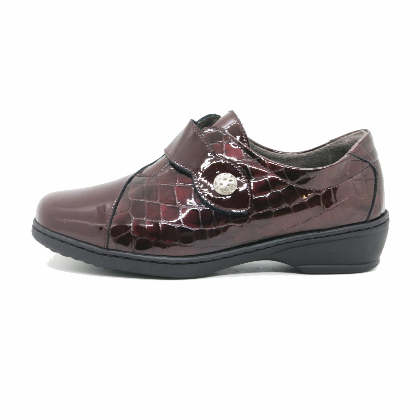 Notton 1061/2352 Wine Velcro Shoes