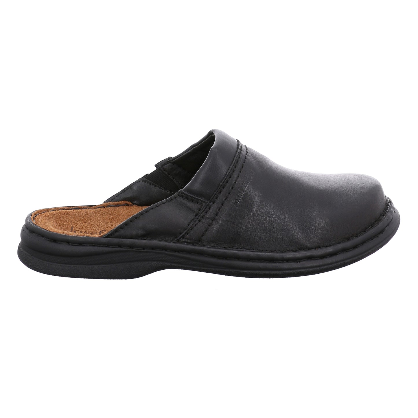 Josef Seibel 10663 37 600 Max Black Slipper/Clog Mule