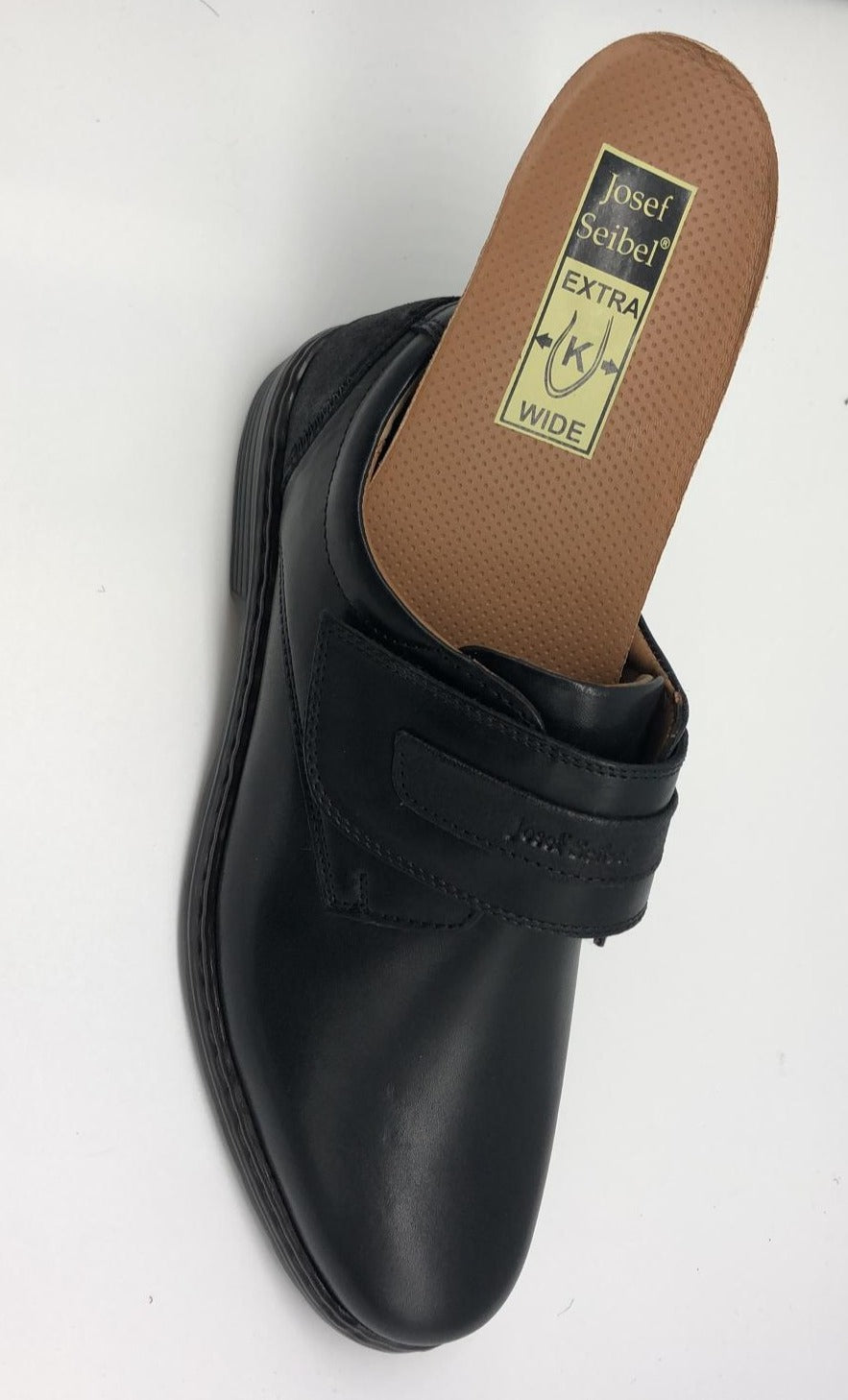 Josef Seibel 42802-860-100 Alastair02 Black Velcro Shoes