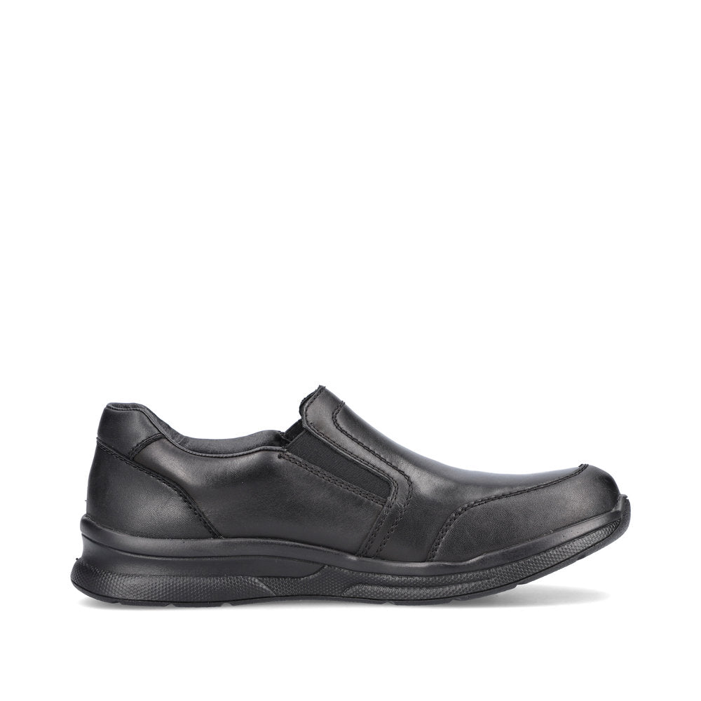 Rieker 14850-00 Tex Black Slip On Casual Shoes