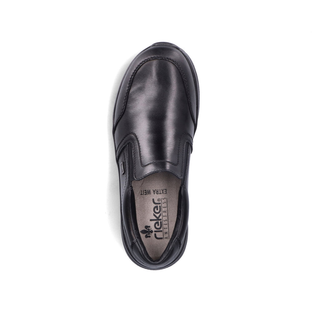 Rieker 14850-00 Tex Black Slip On Casual Shoes