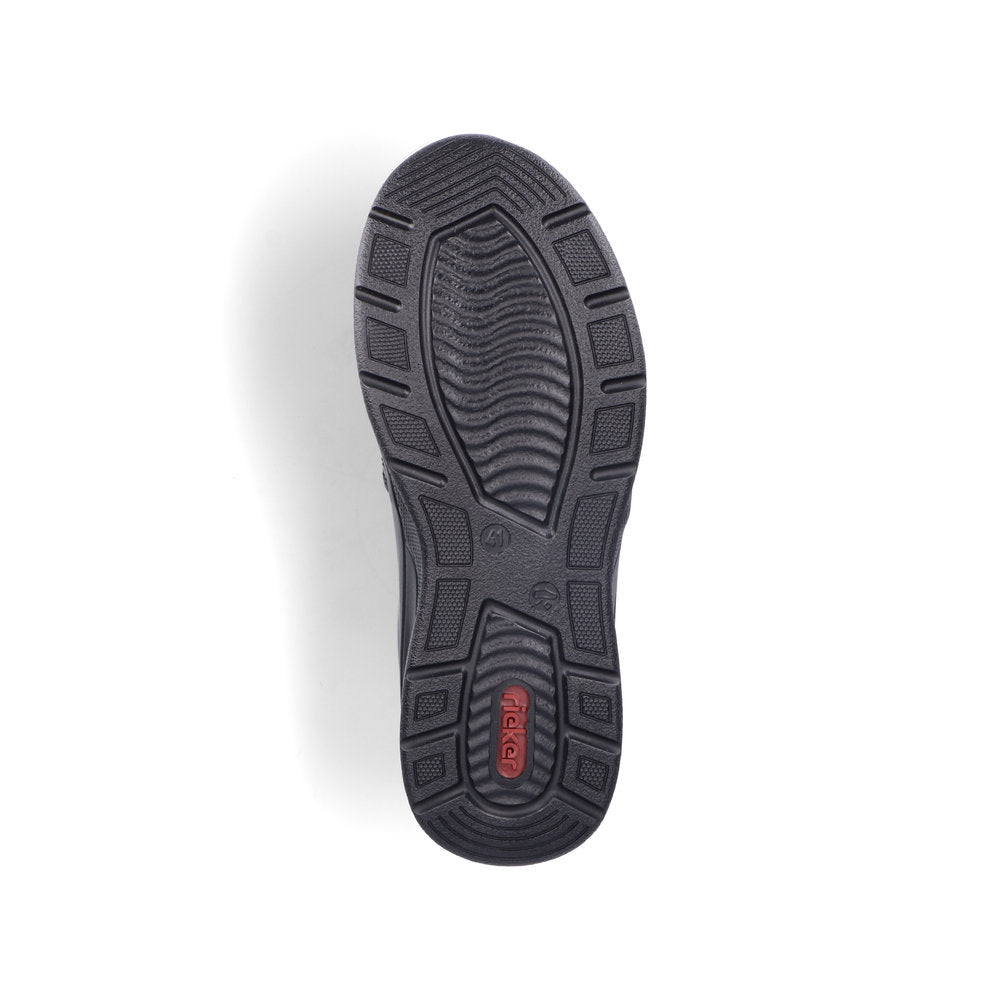 Rieker 14850-00 Tex Black Slip On Casual Shoes
