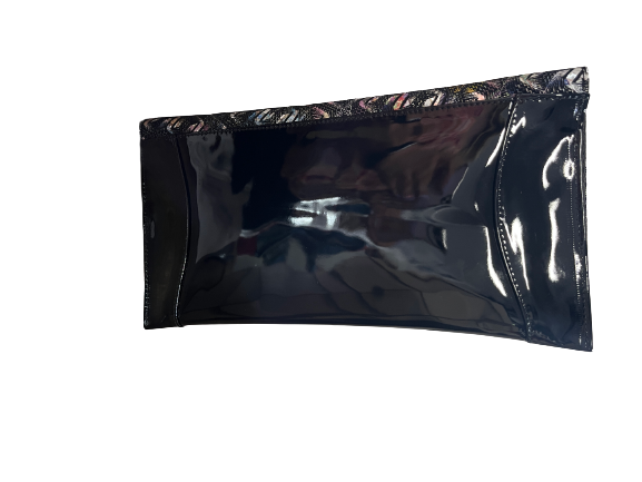 Bioeco by Arka B0002 1622+0007 Black Multi Leather Dressy Formal Clutch Bag