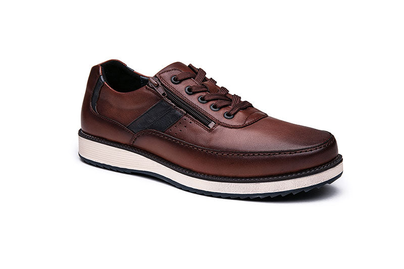 G Comfort 1727 Cognac Tan Lace Shoes