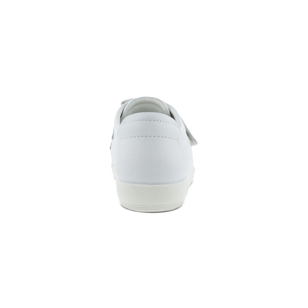 Ecco 206513 01002 Soft2.0 Bright White Velcro Casual Shoes