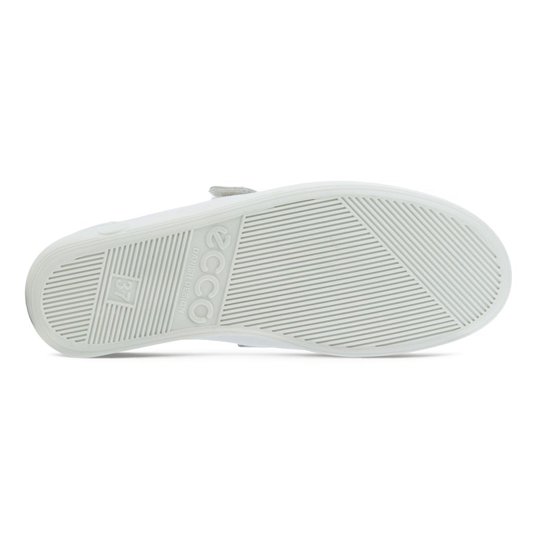 Ecco 206513 01002 Soft2.0 Bright White Velcro Casual Shoes