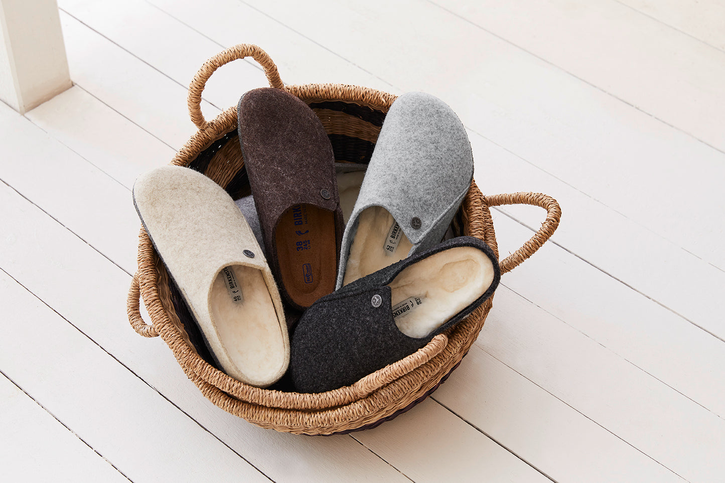 Birkenstock 1014934 Zermatt Rivert Light Grey Slippers