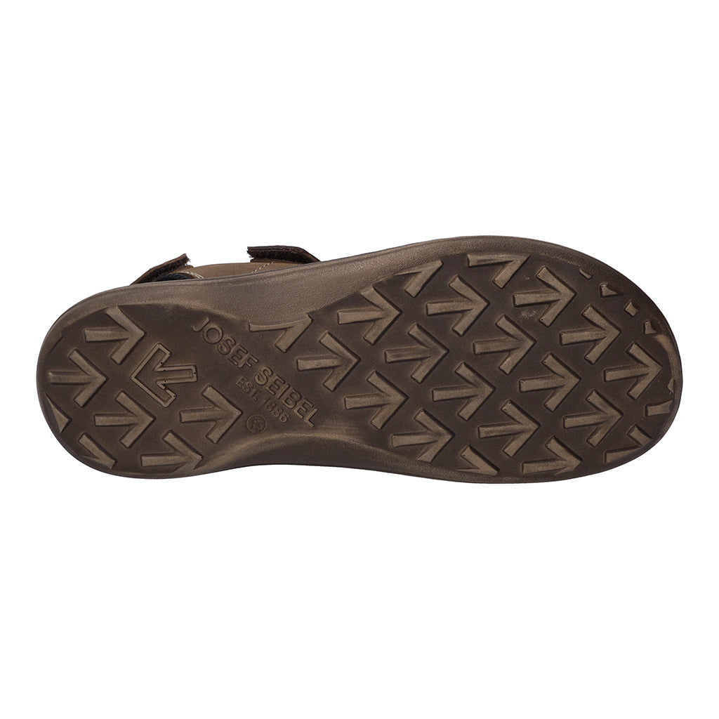 Josef Seibel 27308 TE86 301 Vincent 08 Brown Combi Velcro Sandals
