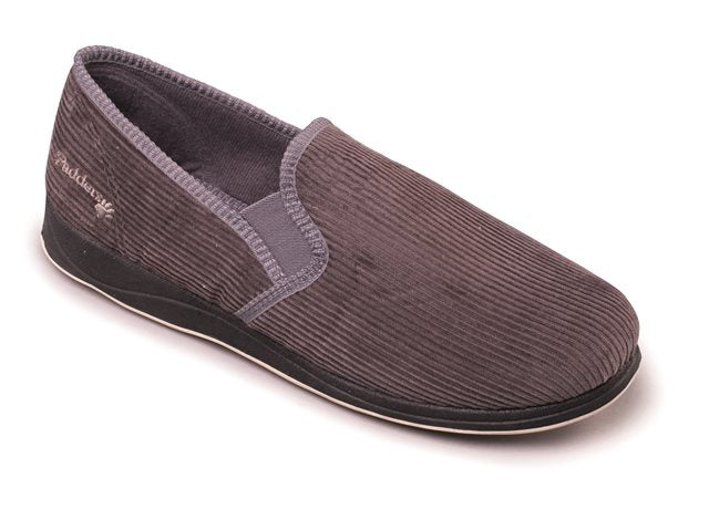 Padders 408/99 408S*02/99 Albert Grey Slippers