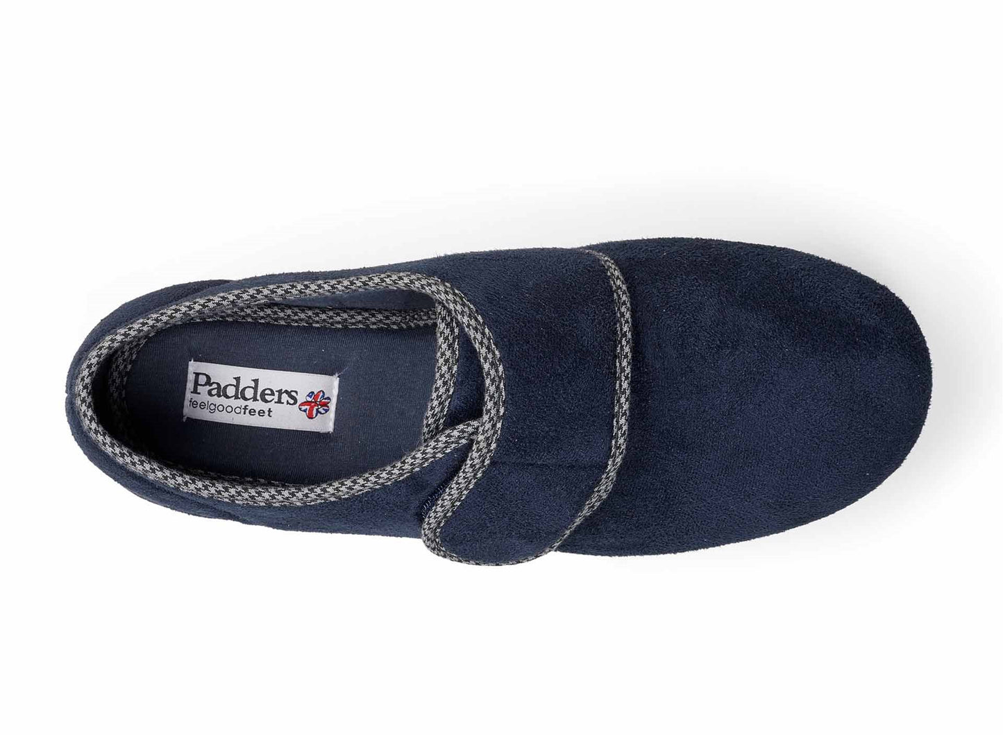 Padders 410/24 Harry Navy Velcro Slippers