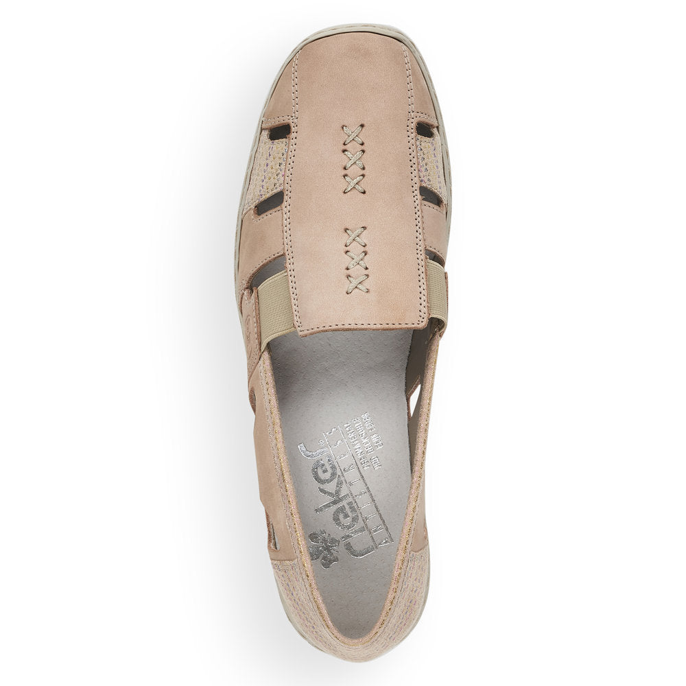 Rieker 41385-60 Beige Multi Casual Shoes