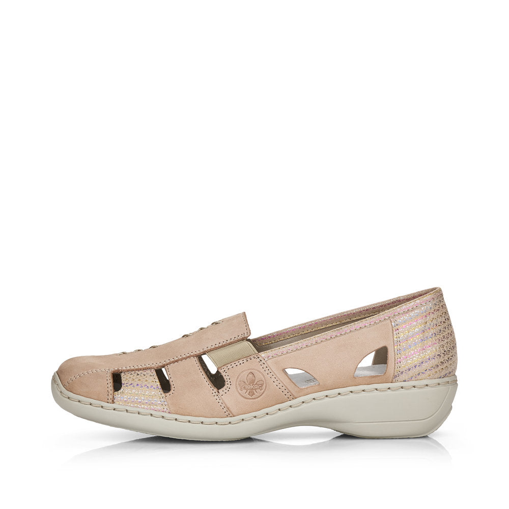 Rieker 41385-60 Beige Multi Casual Shoes