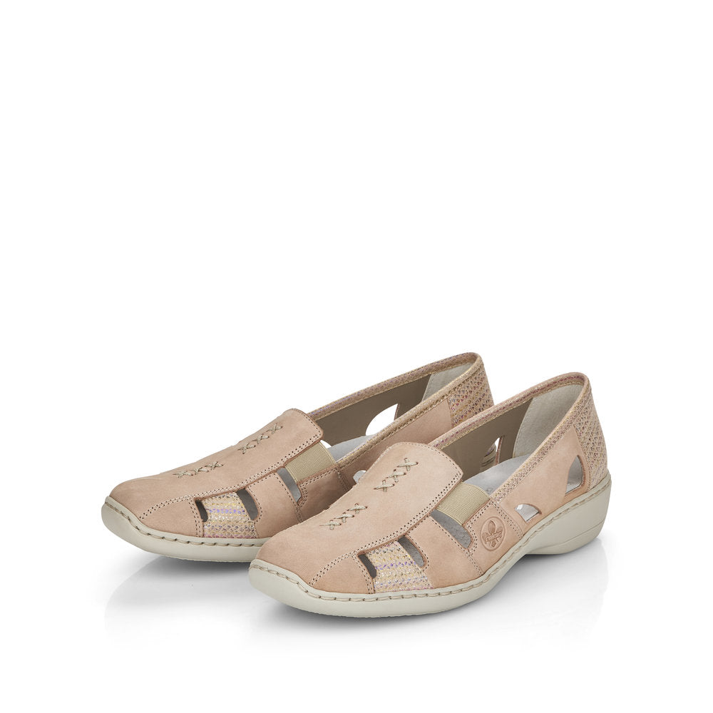 Rieker 41385-60 Beige Multi Casual Shoes