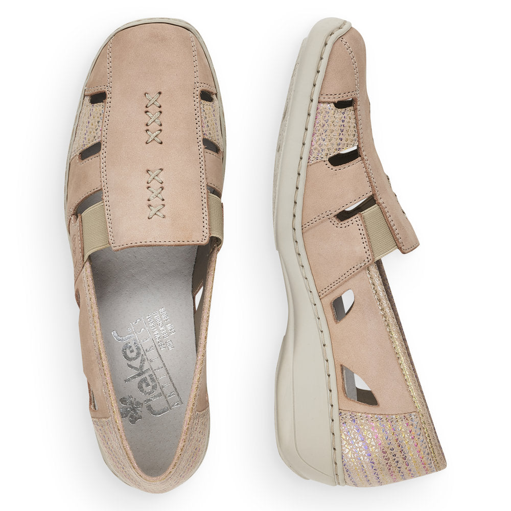 Rieker 41385-60 Beige Multi Casual Shoes