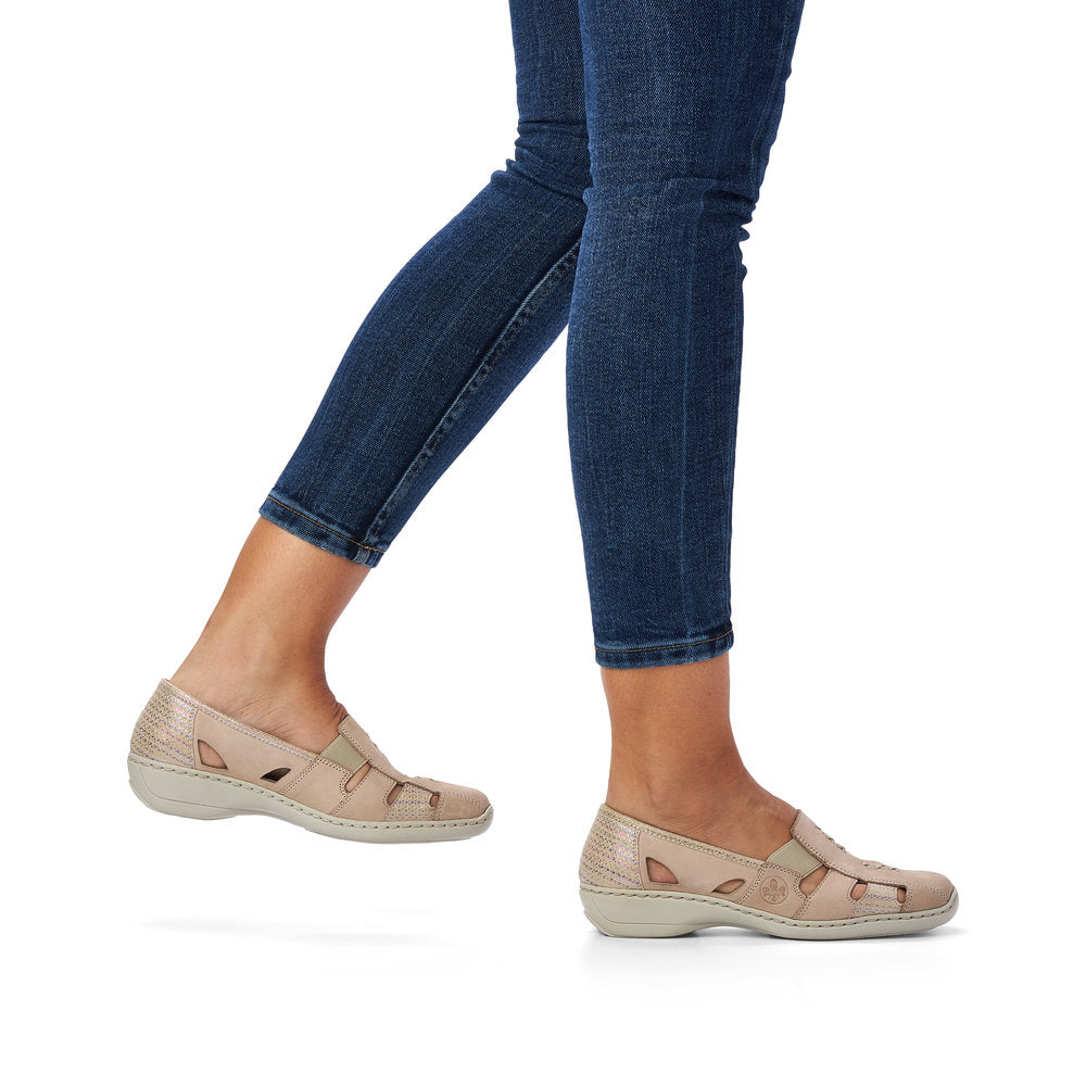 Rieker 41385-60 Beige Multi Casual Shoes