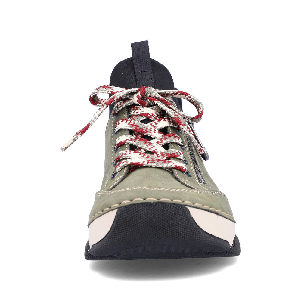 Rieker 45973-54 Khaki Green & Black Sneakers
