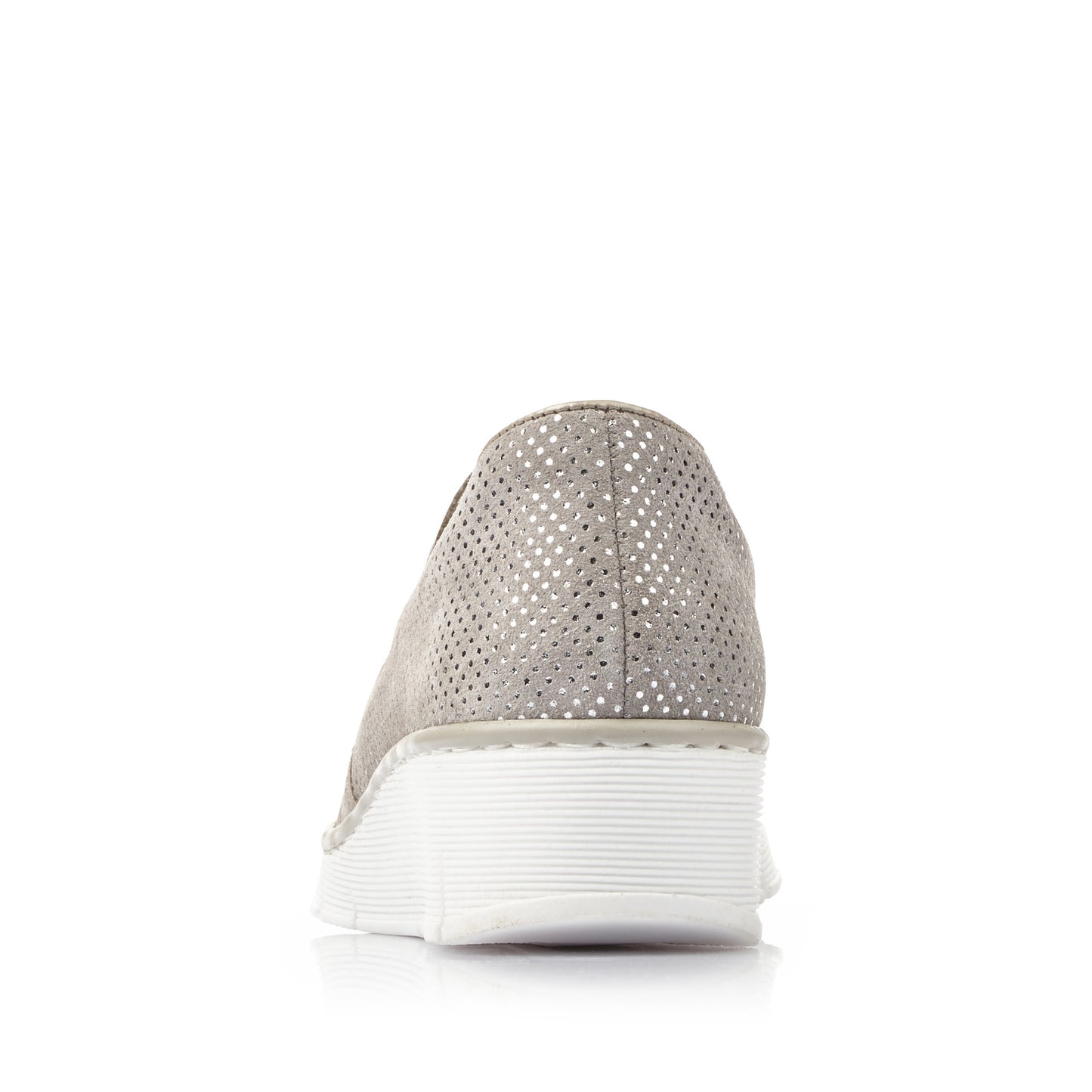 Rieker 537W4-40 Grey Stars Combi Slip On Shoes