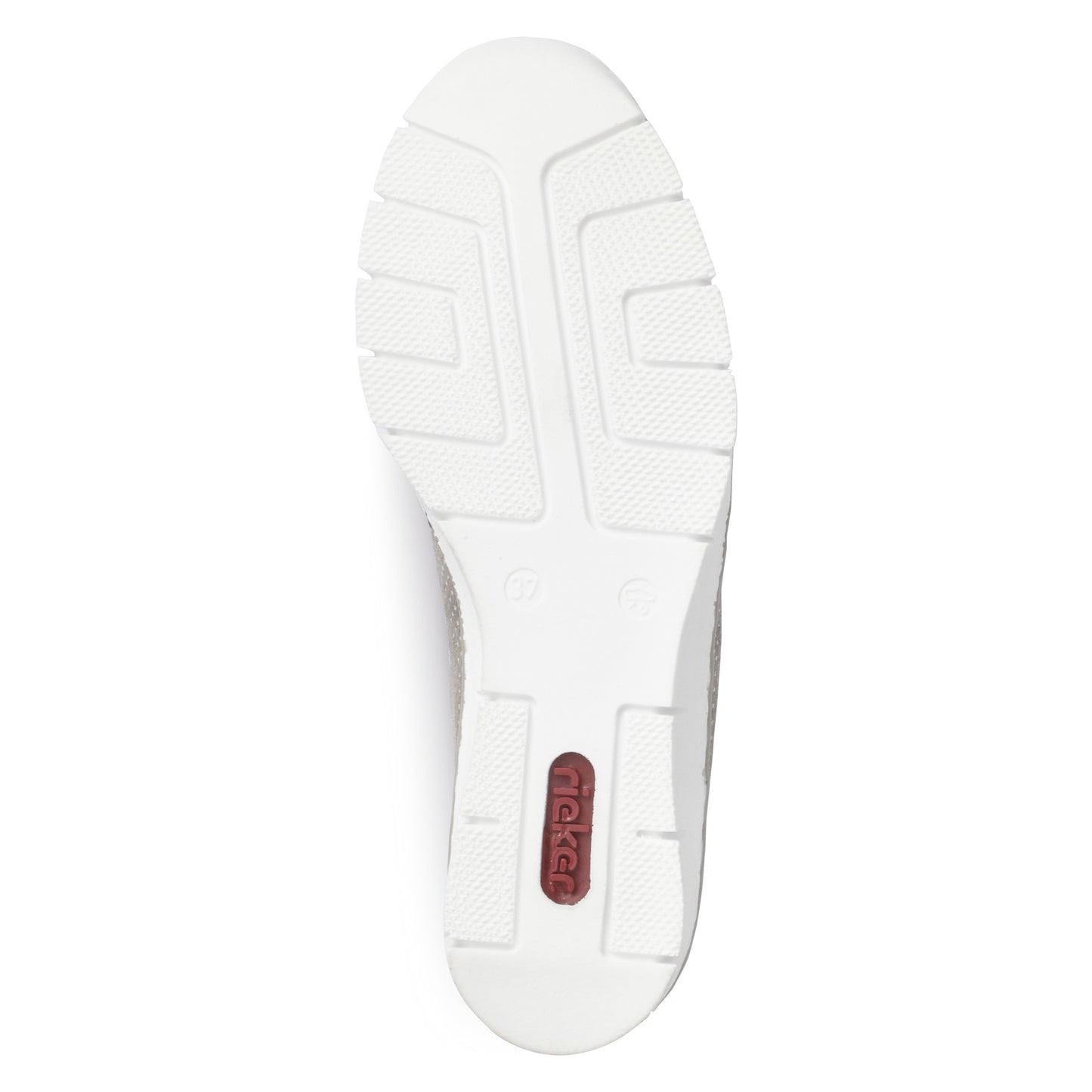 Rieker 537W4-40 Grey Stars Combi Slip On Shoes