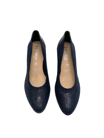 Bioeco By ARKA 5527 1235+0355 Navy Leather/Patent Heels