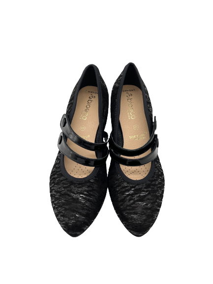 Bioeco by ARKA 5536 1627+0083 Black Leather and Black Patent Heels