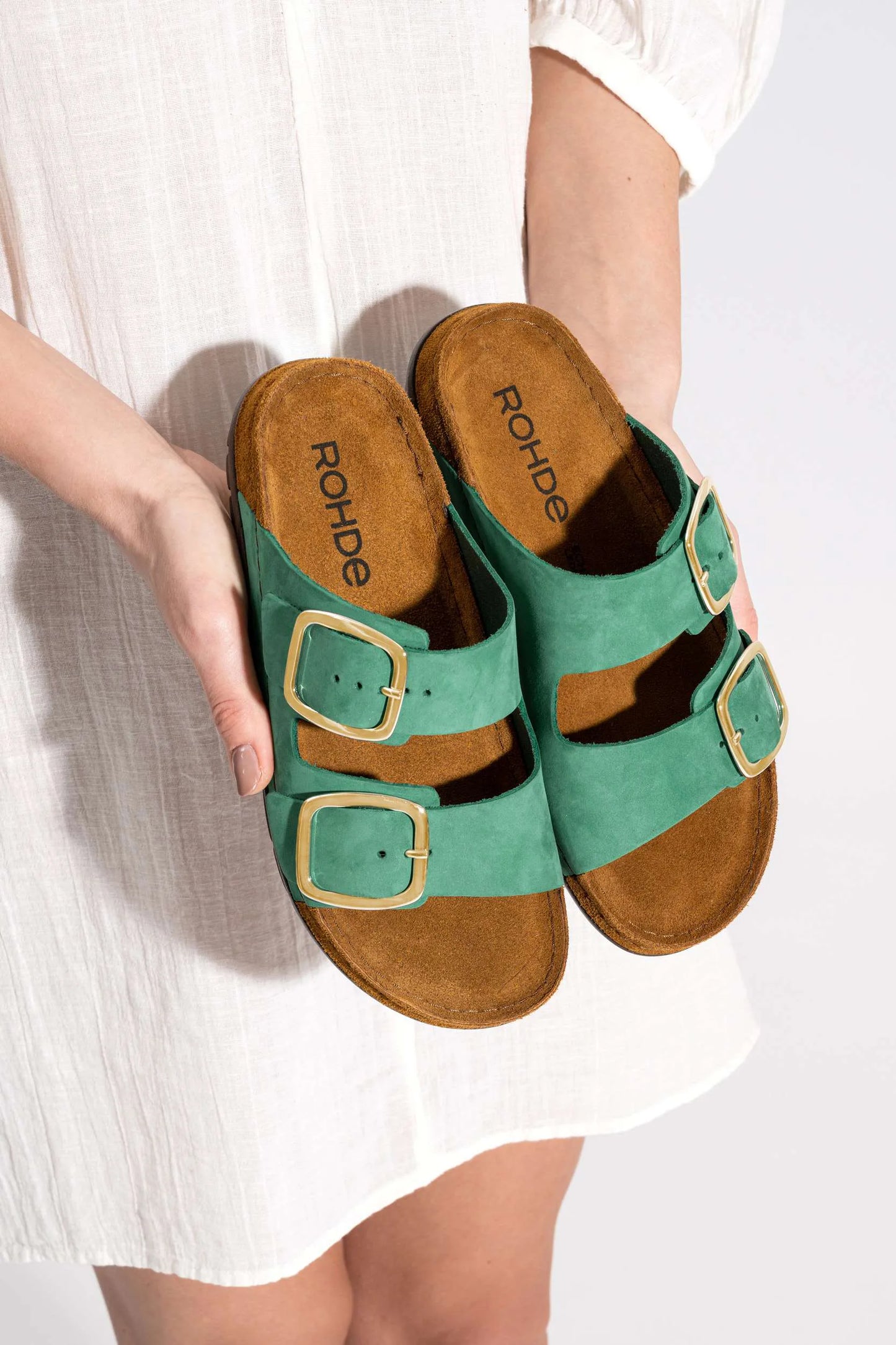 Rohde 5879 60 Rodigo-D Green 2 Strap Sandals