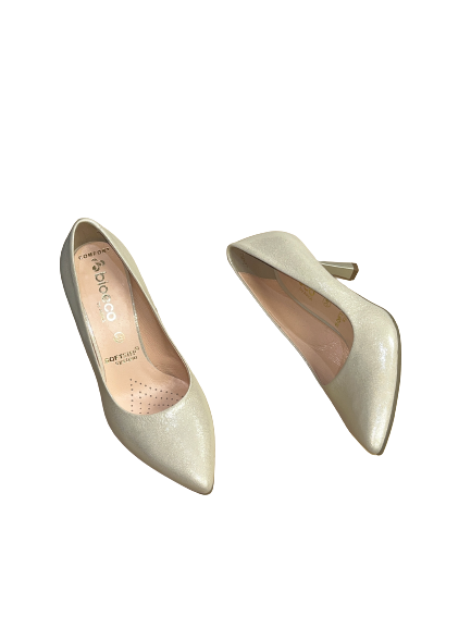 Bioeco by Arka 6178 2495 Gold Leather Heels